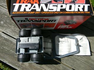 Vtg Milton Bradley Big Trak Track Transport Dump Trailer,  Box & Instructions 3