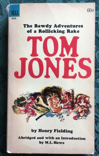 The Bawdy Adventures Of Tom Jones By Henry Fielding - 1964 Vintage Paperback