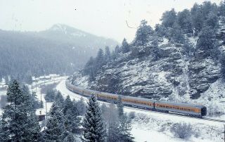 Drg&w Ski Train In Snow - Number - - - - - - Orig Kr - Ral35