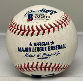Cody Bellinger Single Signed Baseball Autographed AUTO BAS Beckett Dodgers 2