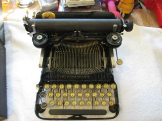 Antique 1917? Corona No 3 Portable Folding Mini Typewriter W/case