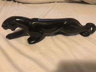 Vintage Royal Haeger 24 Inch " Black Panther " Mid - Century Figurine