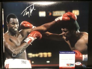 Larry Holmes Leon Spinks Boxing Signed Autograph Auto 11x14 Picture Photo Psa