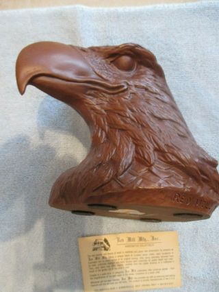 Vintage Red Mill Mfg.  American Eagle Head Figurine 293 Handcrafted In Usa