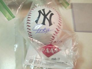Giancarlo Stanton York Yankees Signed Autographed Baseball With