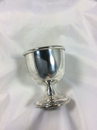 “angora Silver Plate Co Ltd” Hm Sterling Solid Silver/gilt Egg Cup C1965