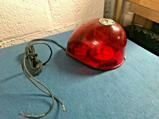 Vintage Tripp Light Model Mr - 3h Rotating Teardrop Beacon Light - Kojack