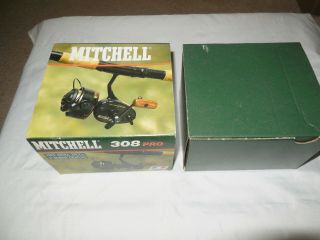 Vintage Mitchell 308 Pro Nib With Papers Spare Spool And Parts France