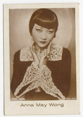 Anna May Wong Card 453 " Gold And Film " Manoli Berlin 1932