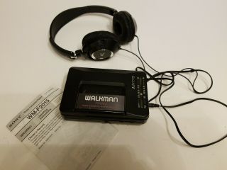 Vintage Sony Walkman Am Fm Radio Cassette Wm - F2015