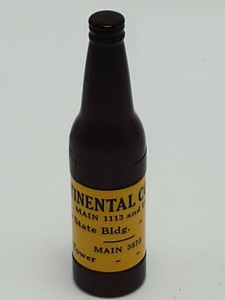 Vintage Advertising Redlite Bottle Lighter Continental Coal Company