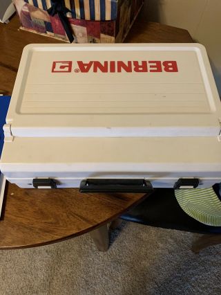 Vtg Bernina Sewing Carry Accessory Storage Parts Case Box Tackle Drawer