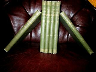 ANTIQUE 6 VOL.  THE LIFE AND WORK OF CHARLES HADDON SPURGEON G.  HOLDEN PIKE RARE 3