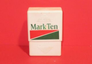 Vintage Mark Ten Crush - Proof Plastic Cigarette Case Holder