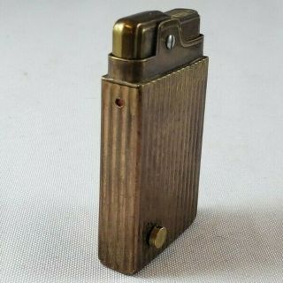 Vintage Japan Lighter With Built In Music Box Gold Tone Pocket Smoking Model 2