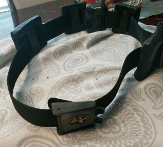 Dacor Black Divers Belt With 18 - 20 Pounds Of Weights Vintage