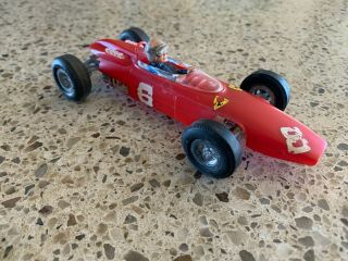 Vintage Cox Ferrari Formula 1 Slot Car 1:24 Scale / Parts Or Restoration