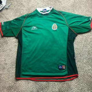 Vintage 2002 Atletica Mexico National Team Jersey Xl