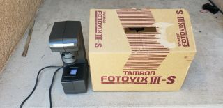 Tamron Fotovix Iii - S 1994 Japan Vintage Electronic Microscope Perfectly