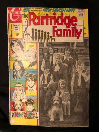 Vintage Partridge Family Comic Book 1 Charlton Comics 1971