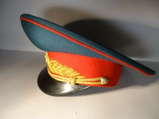 Vintage Soviet Russia Military GENERAL Visor Cap Hat,  Rare 2