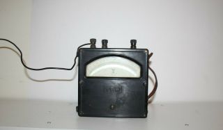 Yew Vintage Yokogawa Electric Portable Ac Voltmeter Volt Ammeter
