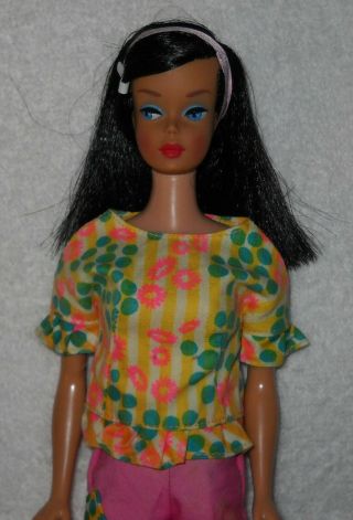 Vintage Midnight Color Magic Barbie Doll W/vintage Color Magic Fashion