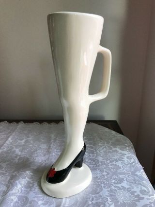 A Christmas Story Vintage Game Novelty Ceramic Leg Vase/mug 1992 Taiwan