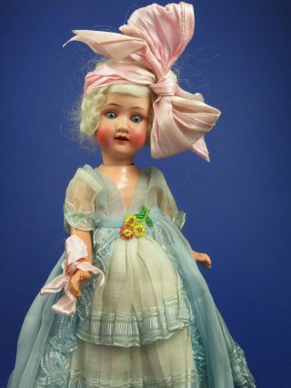 Armand Marseille 390 11/0 Bisque Head Doll Fancy Crinoline Dress Outfit