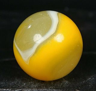 Vintage Marbles Akro Agate Lemonade Uv Reactive 5/8