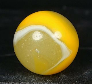 Vintage Marbles Akro Agate Lemonade UV Reactive 5/8 2
