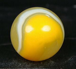 Vintage Marbles Akro Agate Lemonade UV Reactive 5/8 3