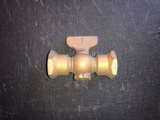 1/4 " Lunkenheimer Brass Gauge Cock 1178 - 14 Specialty Vintage Valve