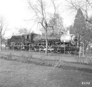 B&w Negative Sp & S Railroad 2 - 8 - 2 Steam Locomotive 539 Vancouver,  Wa