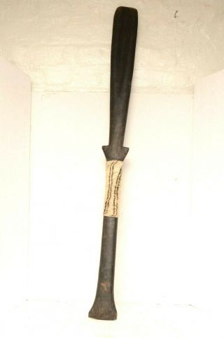 Old Antique Native South American Amazon Tribal War Club Paddle Vtg Lrg 41 "