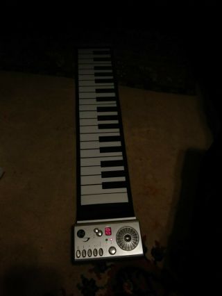 Vtg Roll A Piano,  37 Keys Soft Flexible Electric Digital Roll Up Keyboard Piano