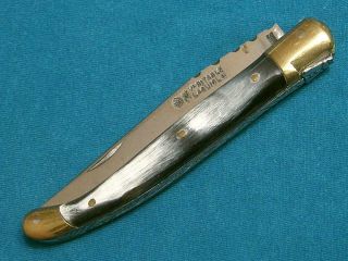 Vintage Laguiole Bee 74 Stjoanis France Horn Folding Knife Knives Pocket Antique
