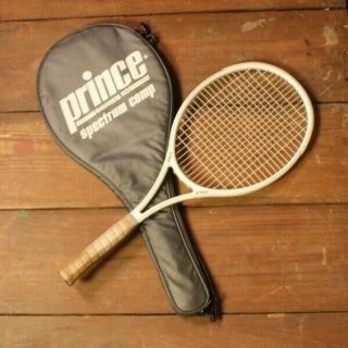 Vintage 1985 Prince Graphite Series 110 Spectrum Comp Tennis Racket With Cover