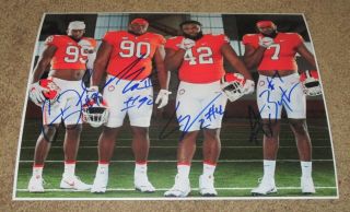 Clemson Tigers Autographed 11x14 Photo (proof) Lawrence Wilkins Ferrell Bryant