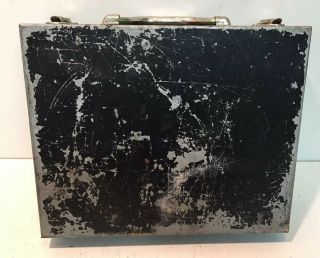 Vintage Metal Tool Case Storage Box Only For Dewalt Drill 2