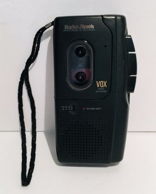 Vintage Radio Shack Micro 17 Cassette Vox Voice Recorder Player