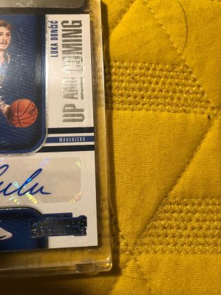 2018 - 19 Contenders Luka Doncic Up And Coming RC Auto Autograph 051/199 LC 3