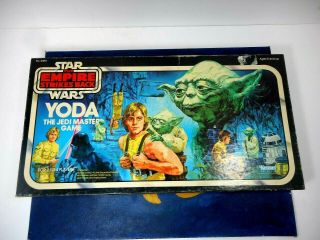 Vintage Kenner Star Wars The Empire Strikes Back Yoda Jedi Master Board Game