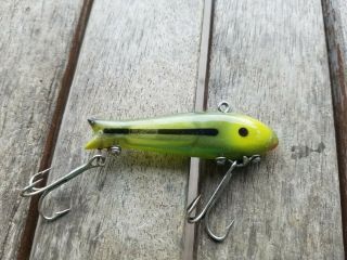 Vintage Fishing Lure - Mitte Mike - Palm Sporting Goods,  Louisiana - Green 2