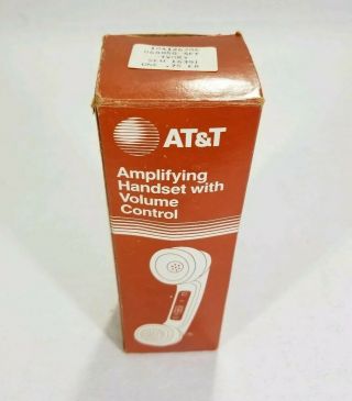 At&t Amplifying Handset With Volume Control Vintage