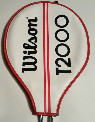 Vintage Wilson T - 2000 T2000 Jimmy Connors Tennis Racquet 4 - 1/2 