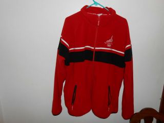 Vintage Torino Italy Olympic Team Jacket Coat Xxl 2xl Fleece