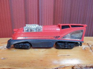 Vintage 1998 Hot Wheels Power Express Red 454 Locomotive Train By Mattel
