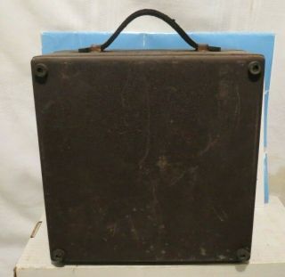 Vintage Vacuum Radio Tube Tester Nri Professional Model 69 Built In Case/handle