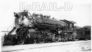 8ff175 Rp 1940s?/70s C&s Colorado & Southern Railroad 4 - 6 - 2 Loco 370